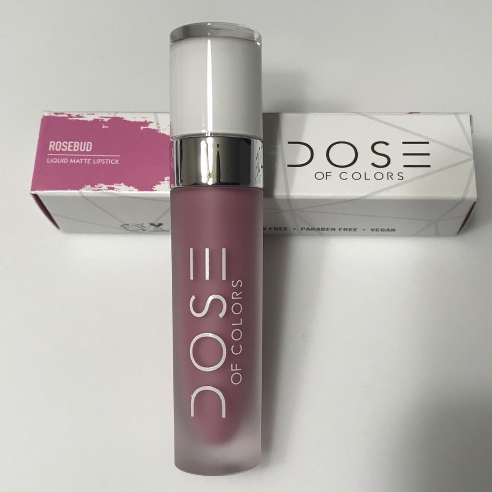 Dose of Colors Liquid Matte Lipstick (Rosebud) NEW